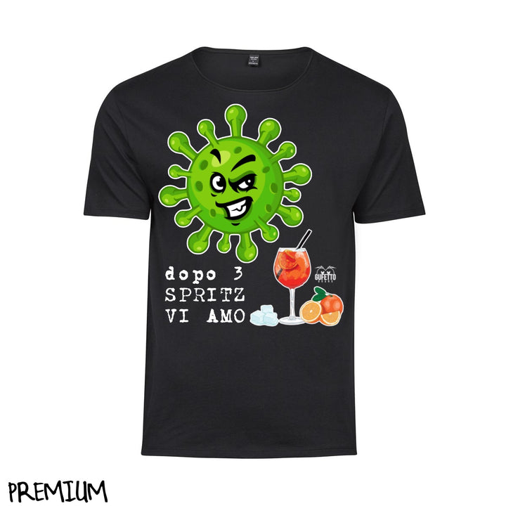T-shirt Uomo CORONAVIRUS ( C40712 ) - Gufetto Brand 