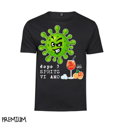 T-shirt Uomo CORONAVIRUS ( C40712 ) - Gufetto Brand 