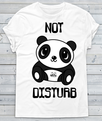 T-shirt Donna Not Disturb - Gufetto Brand 