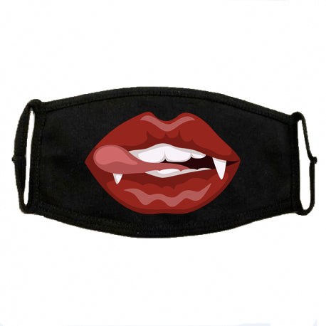Mascherina in cotone Donna Vampir 6 ( X9840 ) - Gufetto Brand 
