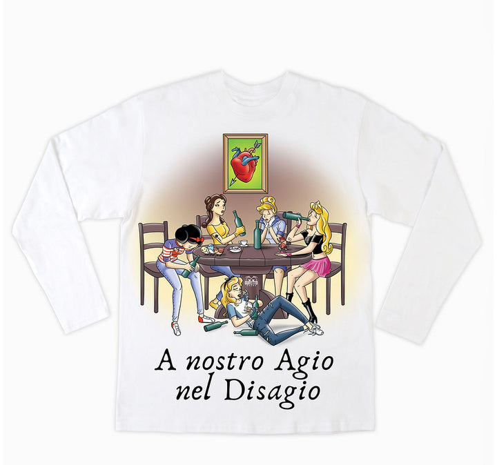 T-shirt Uomo Principesse Disagio 2.0 ( P789654 ) - Gufetto Brand 