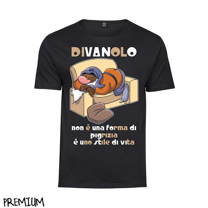 T-shirt Uomo I 7 Nani del dopo Pranzo DIVANOLO ( D62051 ) - Gufetto Brand 