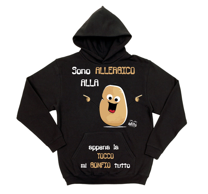 Felpa uomo Patata ( H573 ) - Gufetto Brand 