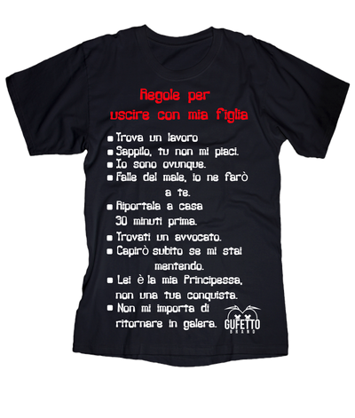 T-shirt Donna Regole - Gufetto Brand 
