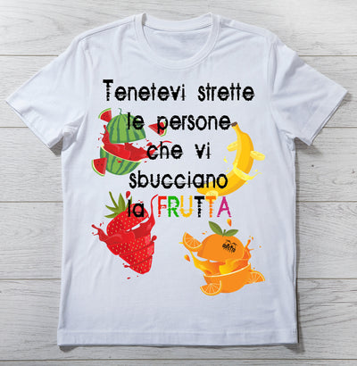 T-shirt Donna Bianca FRUIT Outlet - Gufetto Brand 