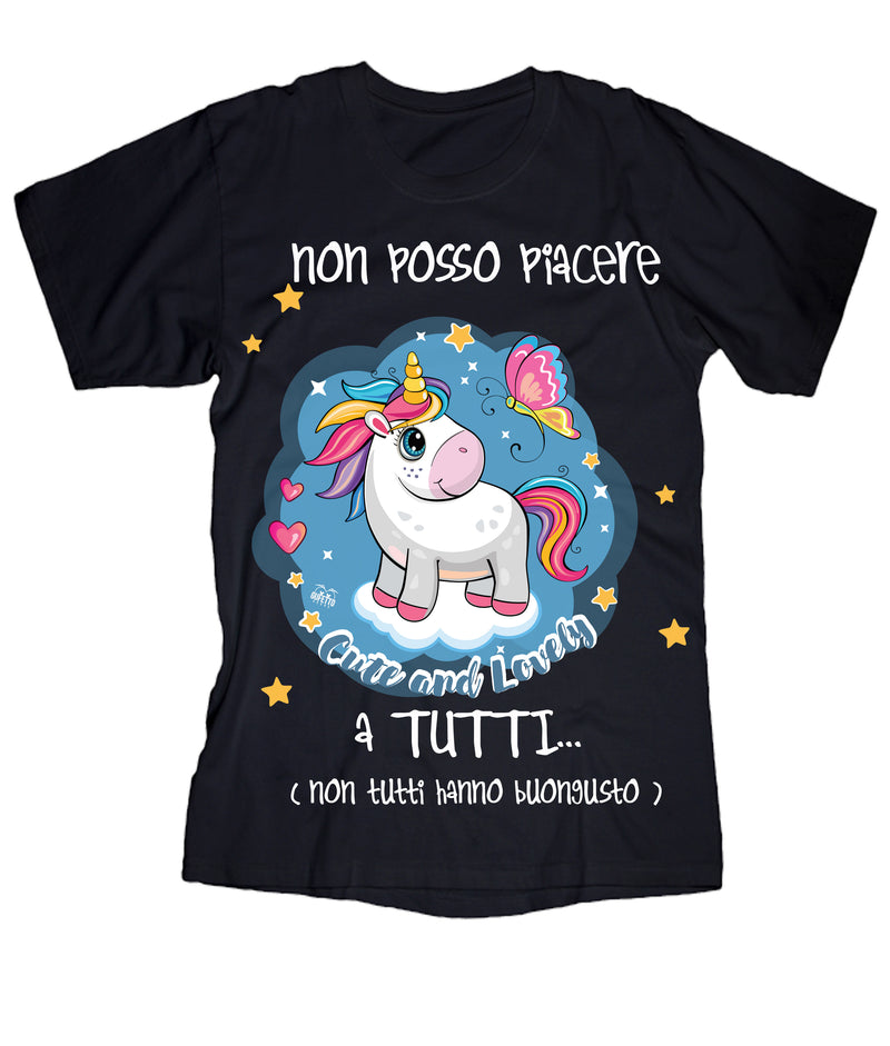 T-shirt Donna  Non Posso ( C958 ) - Gufetto Brand 