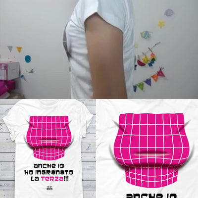 T-shirt Donna Tette Plus SS New - Gufetto Brand 
