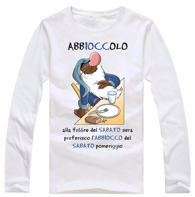 T-shirt Uomo I 7 Nani del dopo Pranzo ABBIOCCOLO ( A82041 ) - Gufetto Brand 