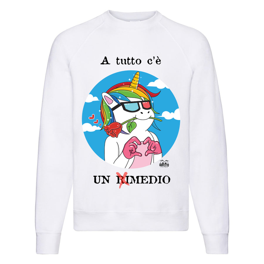 Felpa Classic  Uomo Donna Rimedio ( D927 ) - Gufetto Brand 