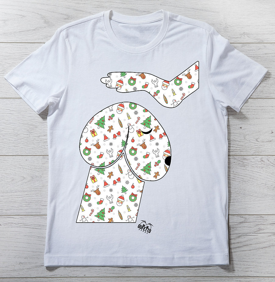 T-shirt Uomo IL MIO CAXXO DI NATALE ( N49563 ) - Gufetto Brand 