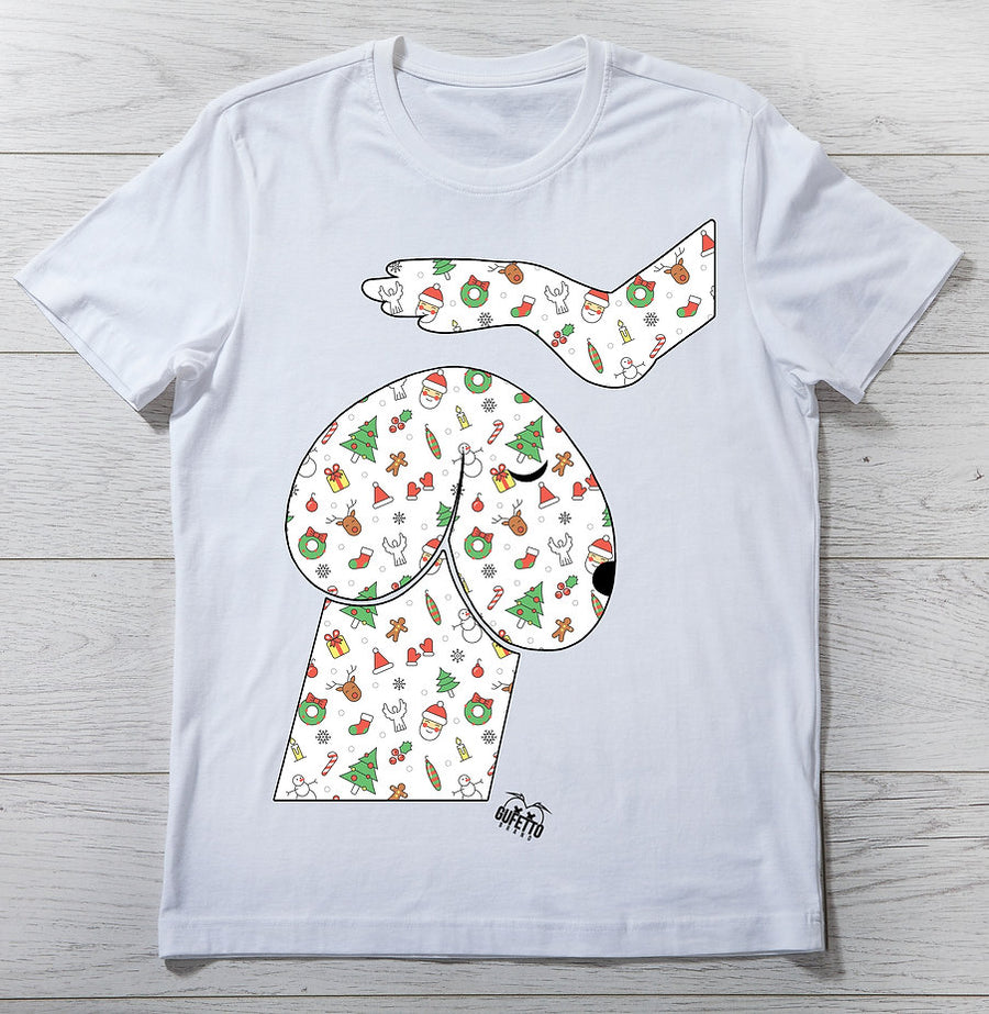 T-shirt Donna IL MIO CAXXO DI NATALE ( N49563 ) - Gufetto Brand 