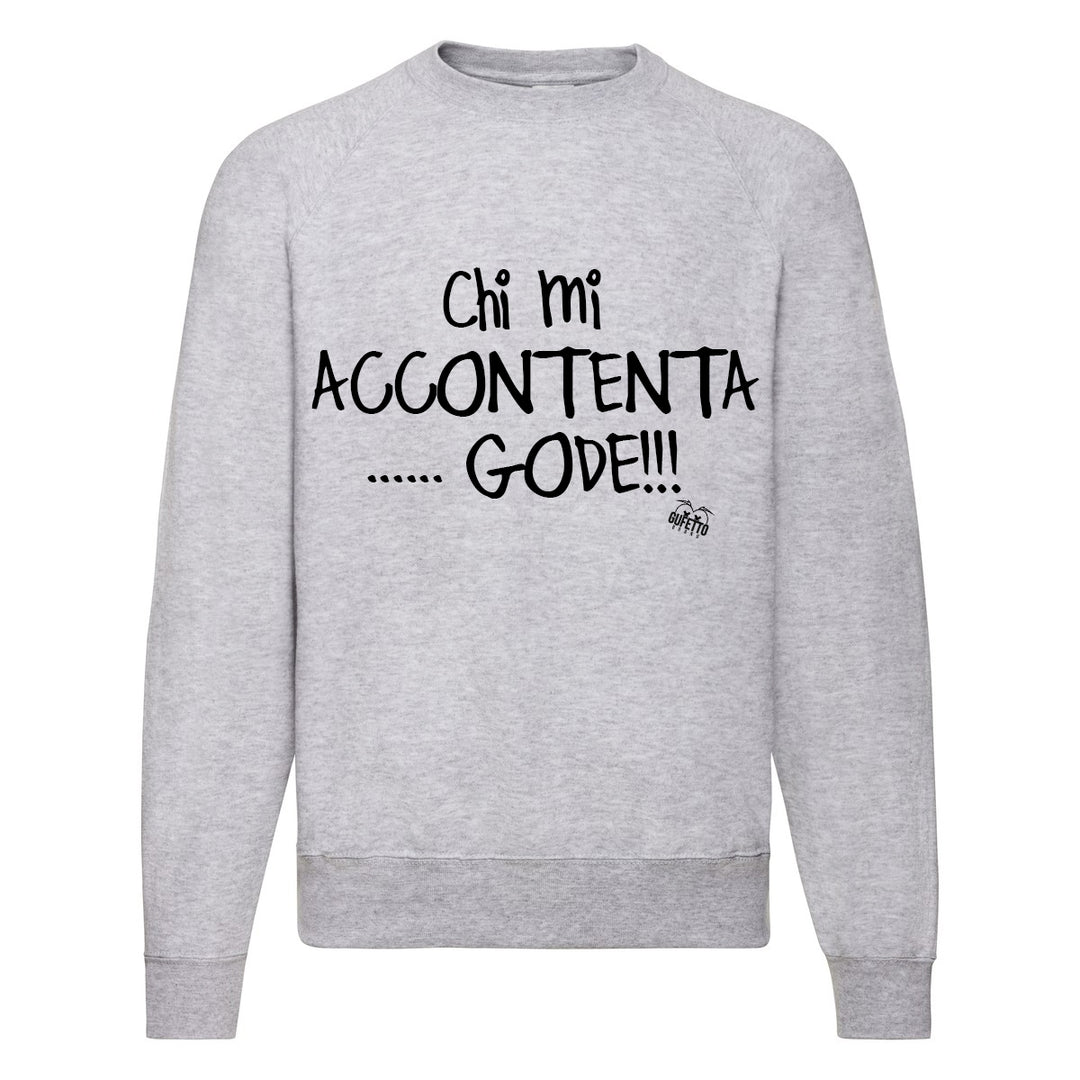 Felpa Classic  Uomo Donna  Chi mi ( M296 ) - Gufetto Brand 