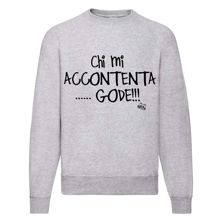 Felpa Classic  Uomo Donna  Chi mi ( M296 ) - Gufetto Brand 