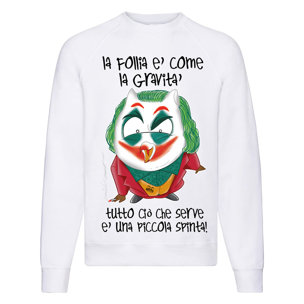 Felpa Classic  Uomo Donna Gufetto Joker ( H501 ) - Gufetto Brand 