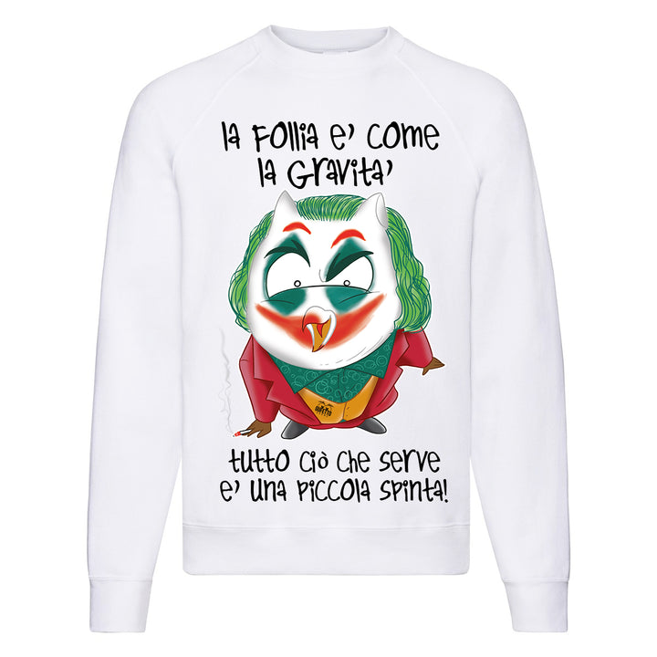 Felpa Classic  Uomo Donna Gufetto Joker ( H501 ) - Gufetto Brand 