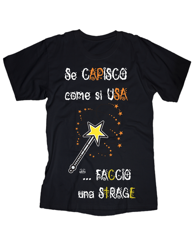 T-shirt Uomo Magic wand - Gufetto Brand 