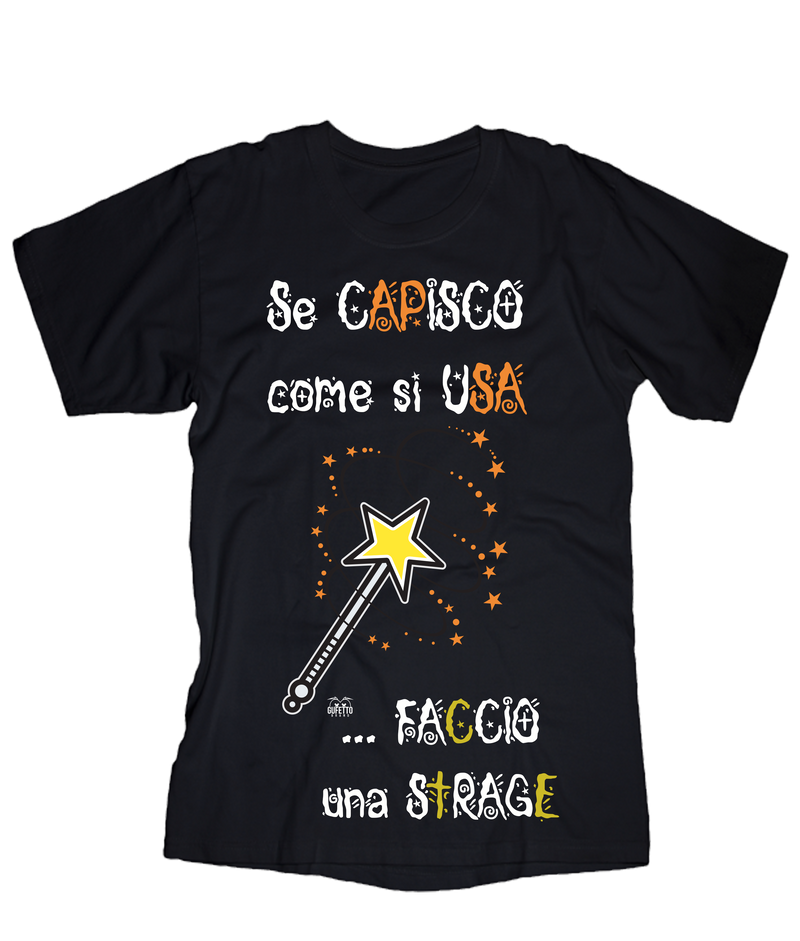 T-shirt Uomo Magic wand - Gufetto Brand 