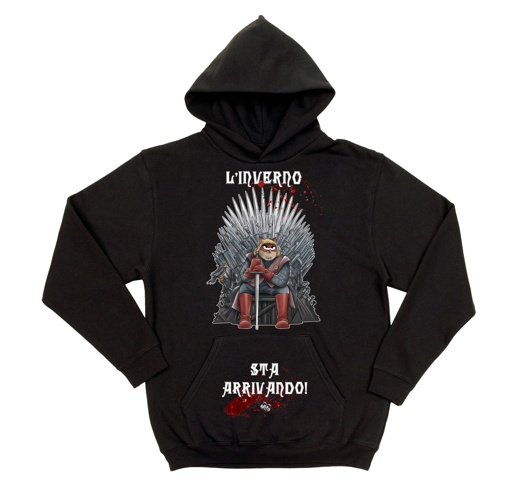 Felpa donna L'inverno sta Arrivando - Gufetto Brand 