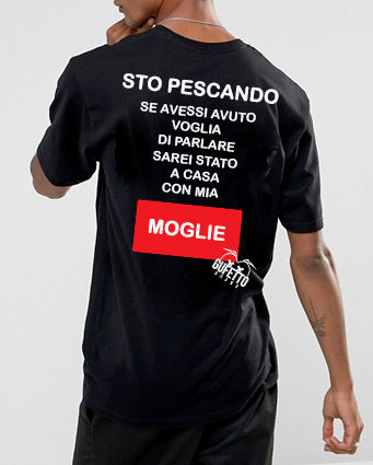 T-shirt Uomo Sto Pescando - Gufetto Brand 