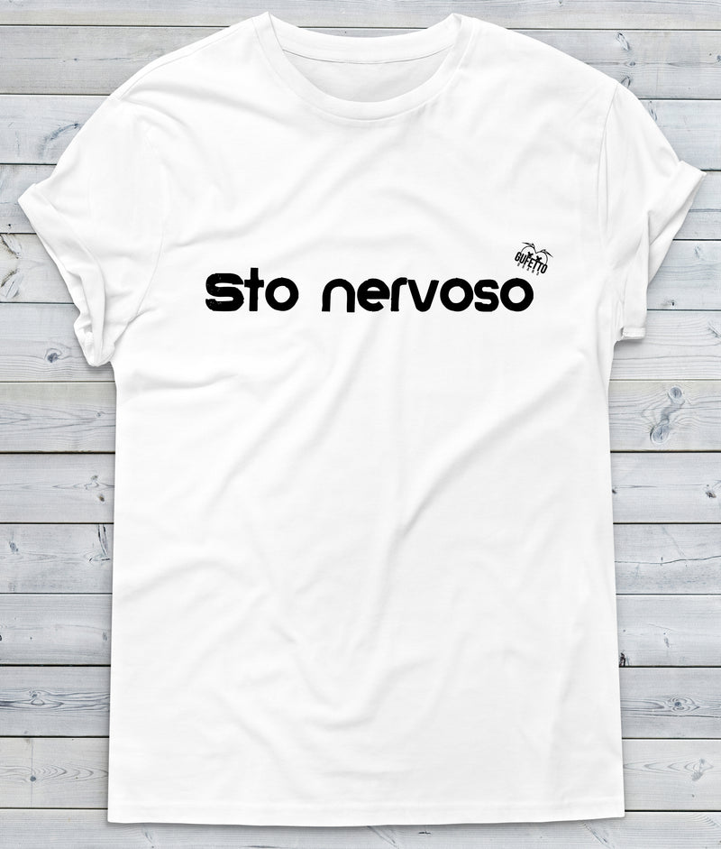 T-shirt Uomo Sto Nervoso - Gufetto Brand 