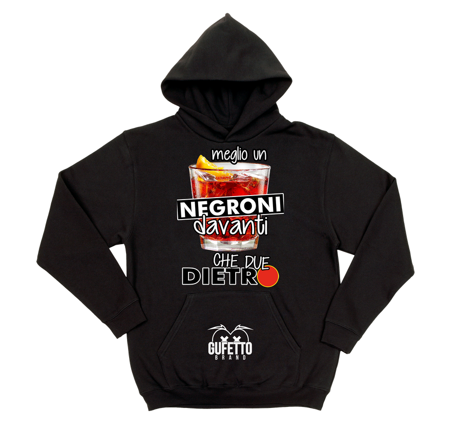 Felpa donna Meglio un Negroni - Gufetto Brand 