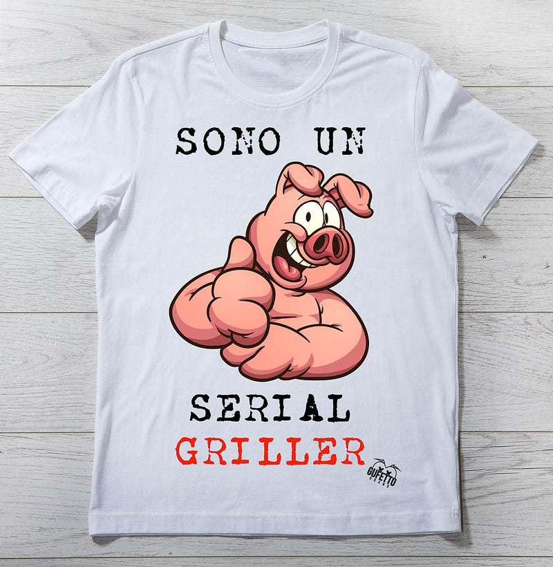 T-shirt GRILLER Donna Bianca Outlet - Gufetto Brand 
