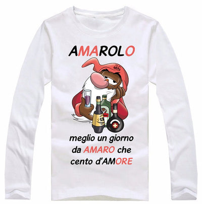 T-shirt Uomo I 7 Nani del dopo Pranzo AMAROLO ( A47152 ) - Gufetto Brand 