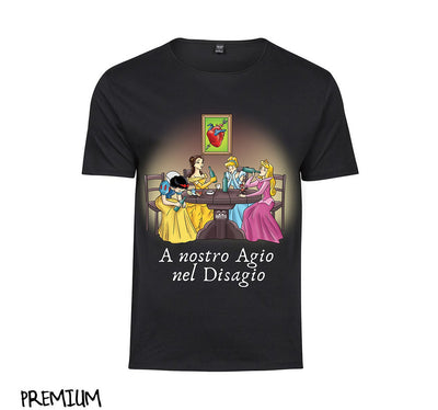 T-shirt Donna Principesse Disagio 3.0 LIMITED EDITION ( A5609863 ) - Gufetto Brand 