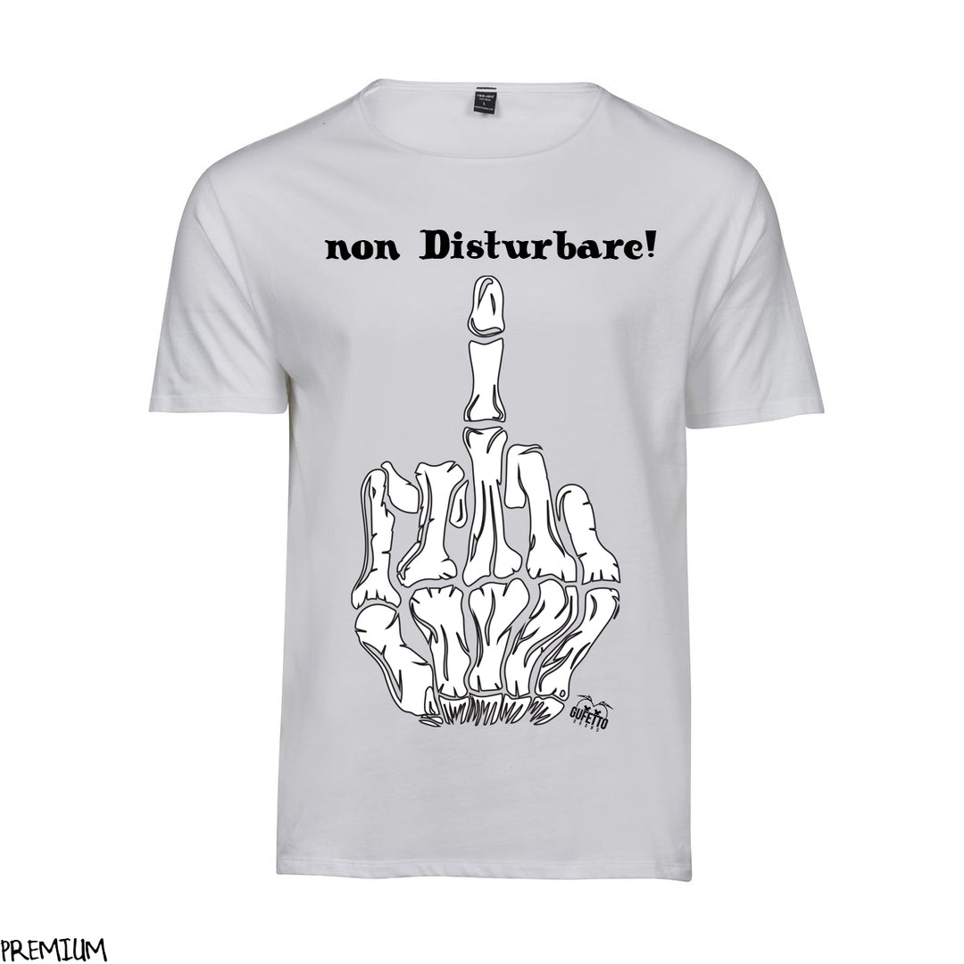 T-shirt Uomo Non Disturbare ( Q957 ) - Gufetto Brand 
