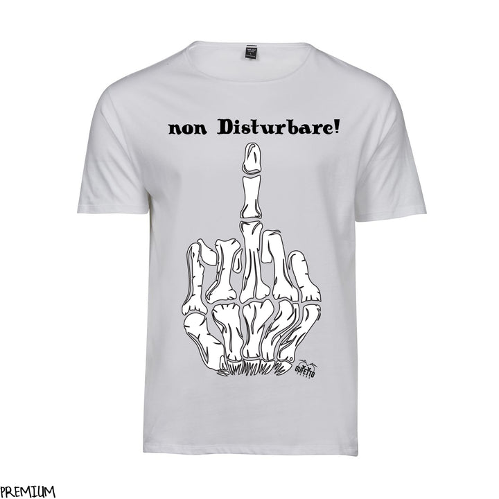 T-shirt Uomo Non Disturbare ( Q957 ) - Gufetto Brand 