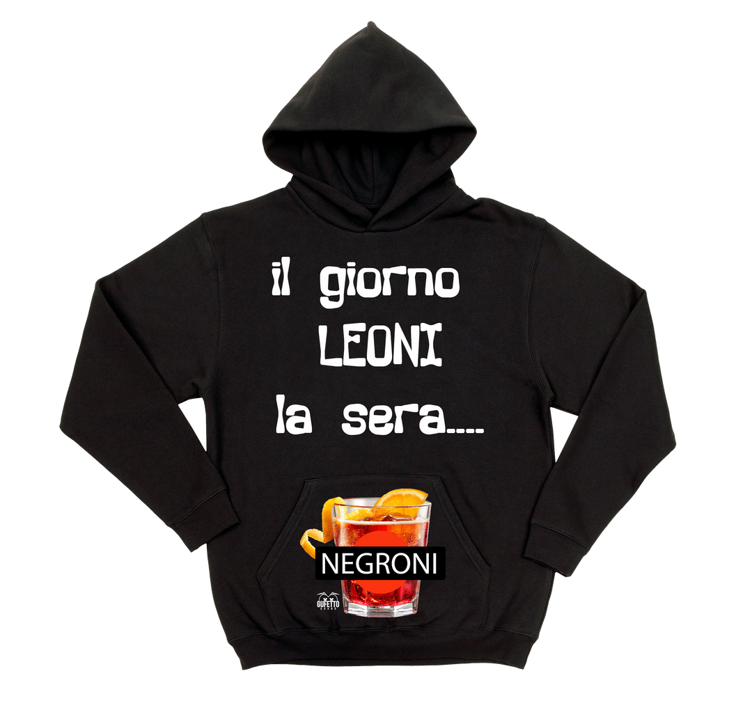 Felpa uomo Il giorno Leoni - Gufetto Brand 