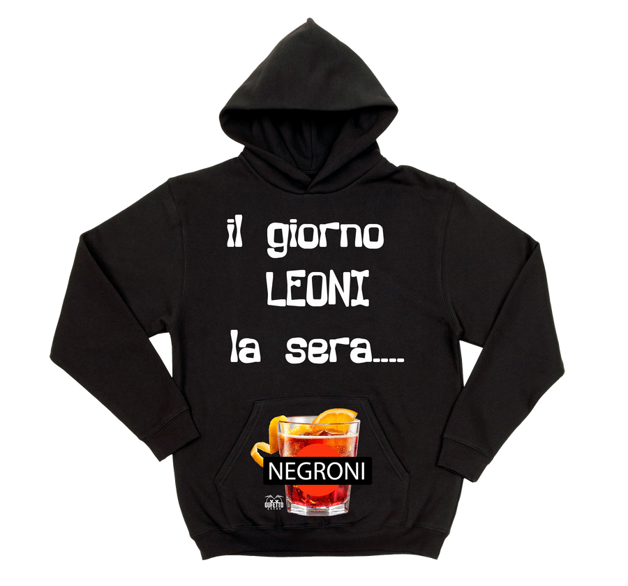 Felpa uomo Il giorno Leoni - Gufetto Brand 