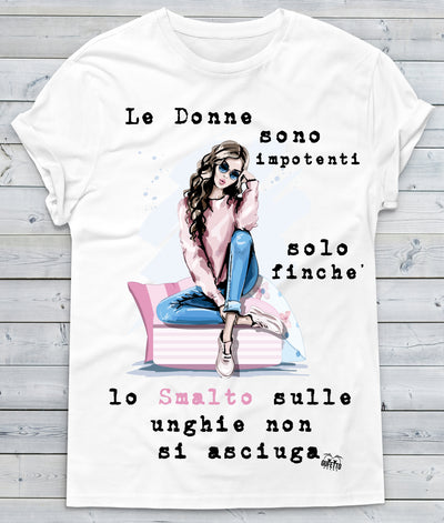 T-shirt Donna Smalto ( E098 ) - Gufetto Brand 