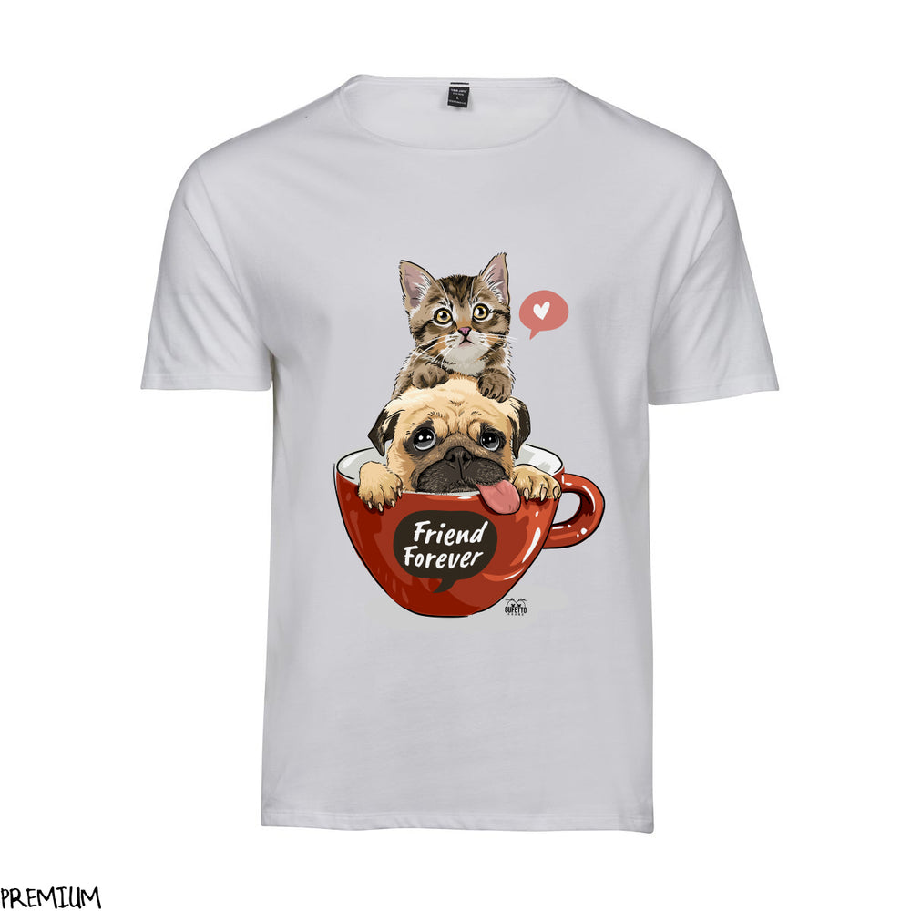 T-shirt Donna  Friend ( C091 ) - Gufetto Brand 