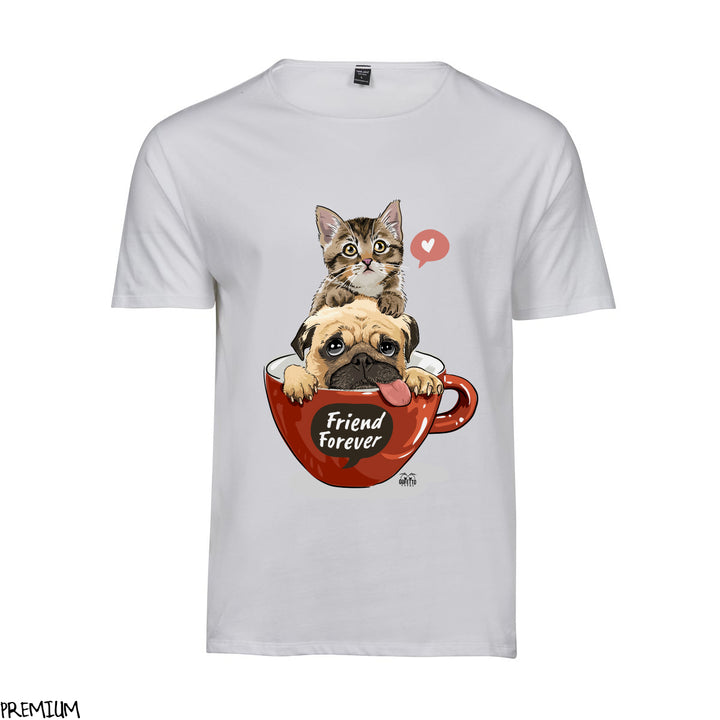 T-shirt Uomo Friend ( C091 ) - Gufetto Brand 