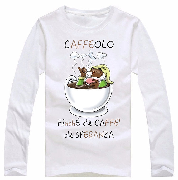 T-shirt Uomo I 7 Nani del dopo Pranzo CAFFEOLO ( C92356 ) - Gufetto Brand 