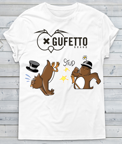 T-shirt Donna Gufetto Brand Gufo e Gufetta Edition - Gufetto Brand 