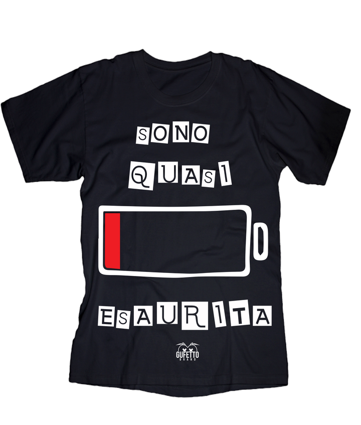 T-shirt Donna Sono Esaurita - Gufetto Brand 