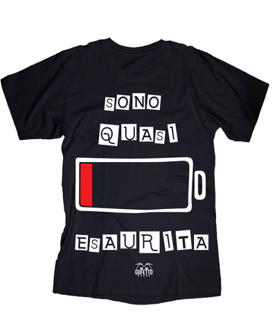 T-shirt Donna Sono Esaurita - Gufetto Brand 