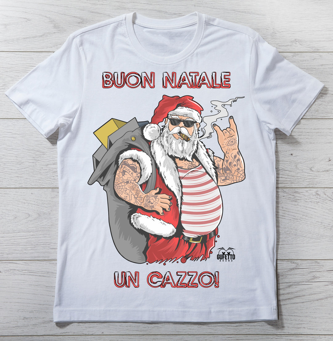 T-shirt Uomo BUON NATALE ( B40386 ) - Gufetto Brand 