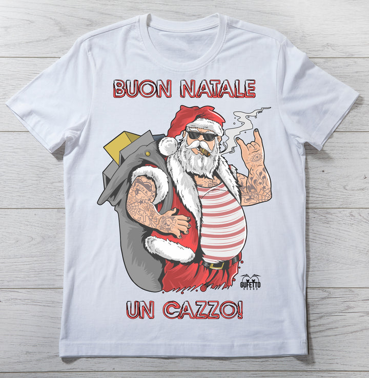 T-shirt Uomo BUON NATALE ( B40386 ) - Gufetto Brand 