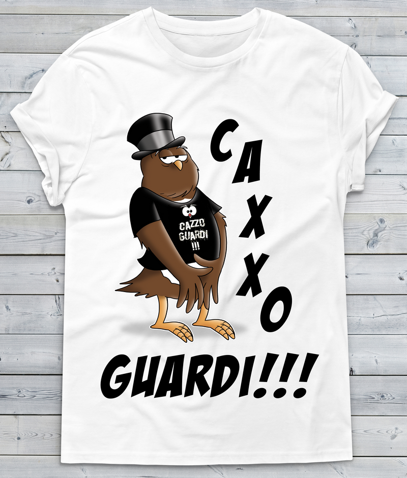 T-shirt Donna Caxxo Guardi - Gufetto Brand 