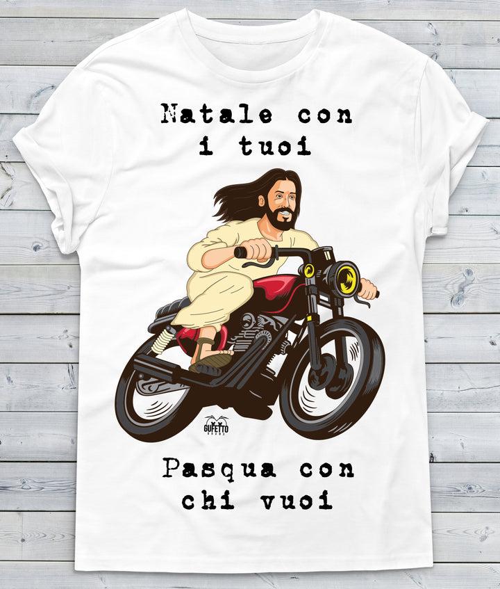 T-shirt Uomo Gesù ( D926 ) - Gufetto Brand 