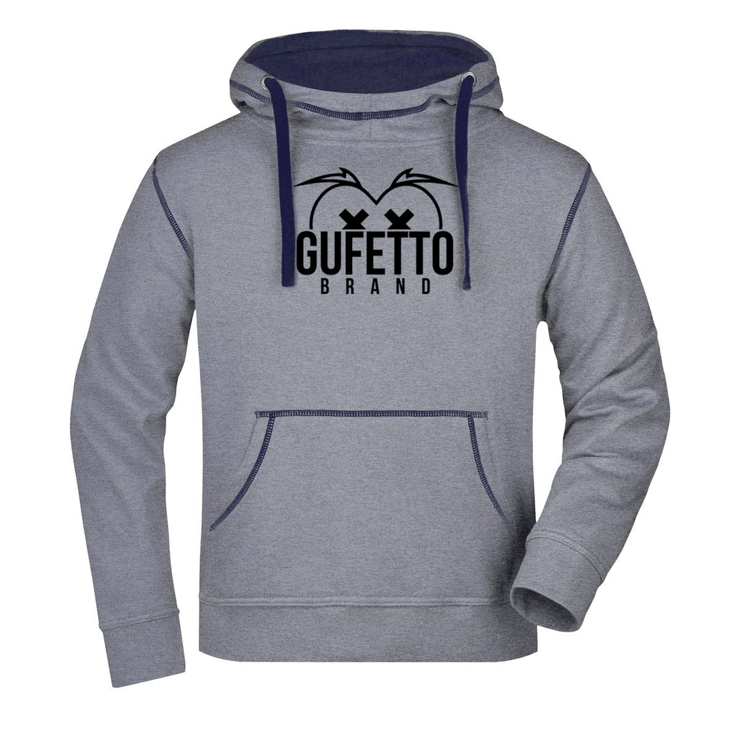 Felpa Uomo Lifestyle Grey - Gufetto Brand 