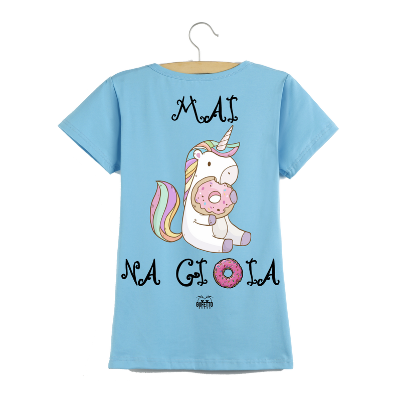 T-shirt Donna Mai na Gioia Unicorn - Gufetto Brand 