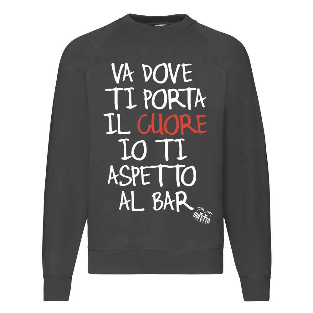 Felpa Classic  Uomo Donna Va Dove ( B904 ) - Gufetto Brand 