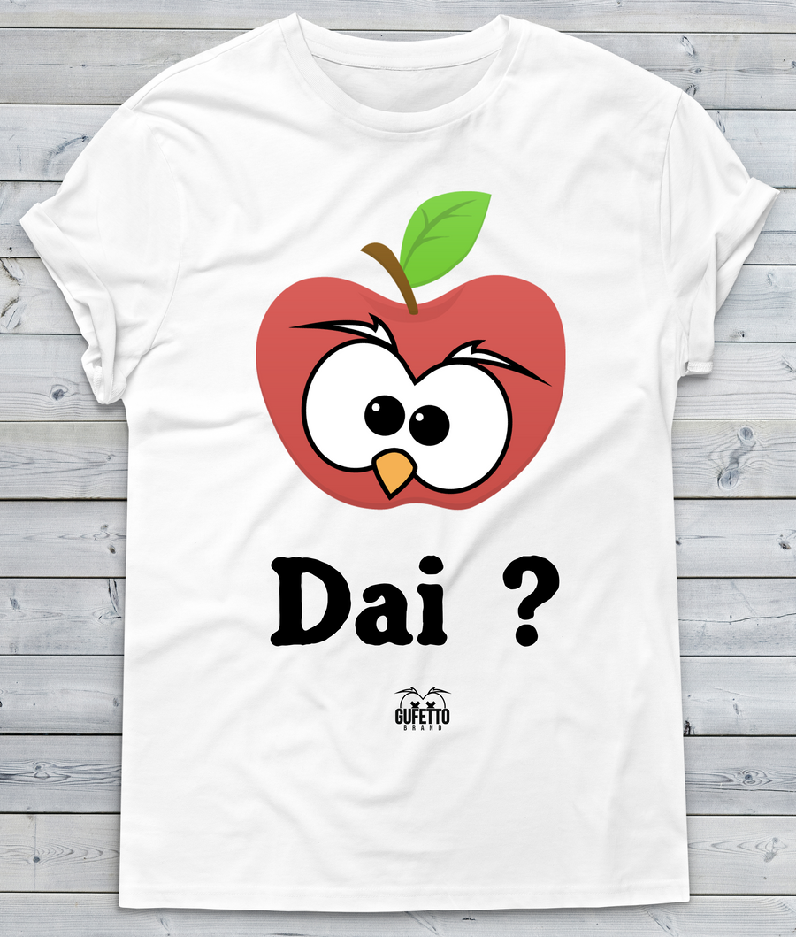 T-shirt Uomo MELA dai - Gufetto Brand 