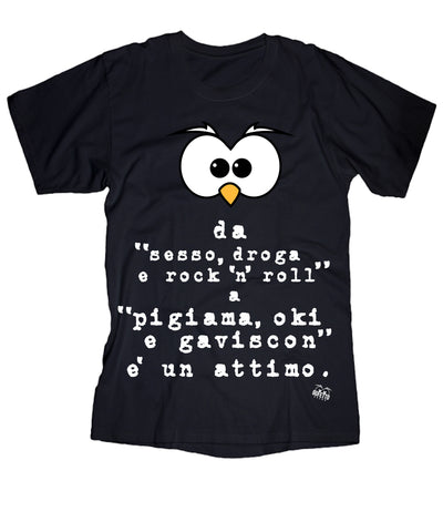 T-shirt Uomo Rock ( A284 ) - Gufetto Brand 