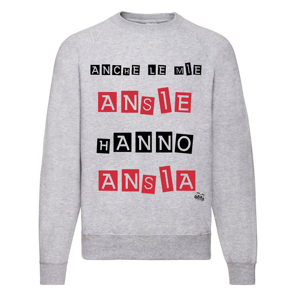 Felpa Classic  Uomo Donna  Ansie ( Z268 ) - Gufetto Brand 