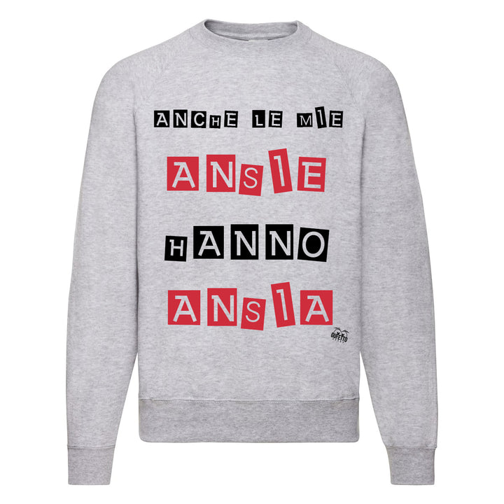 Felpa Classic  Uomo Donna  Ansie ( Z268 ) - Gufetto Brand 